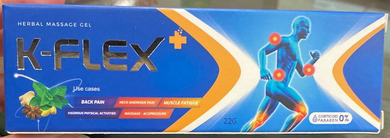 K - Flex + Gel xoa bóp thảo dược 22g - Eloge France VN (Keiko)