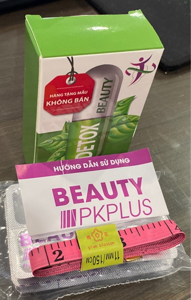 Detox Beauty pk plus (Hộp 3 vỉ + 1 dây đo) - Hàng mẫu không bán