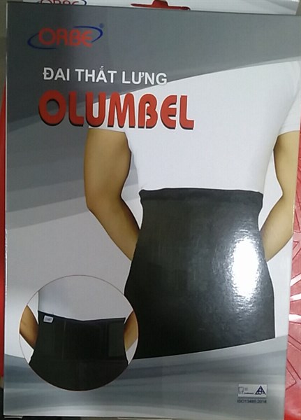 Đai thắt lưng Olumbel (màu đen) cỡ L - VN