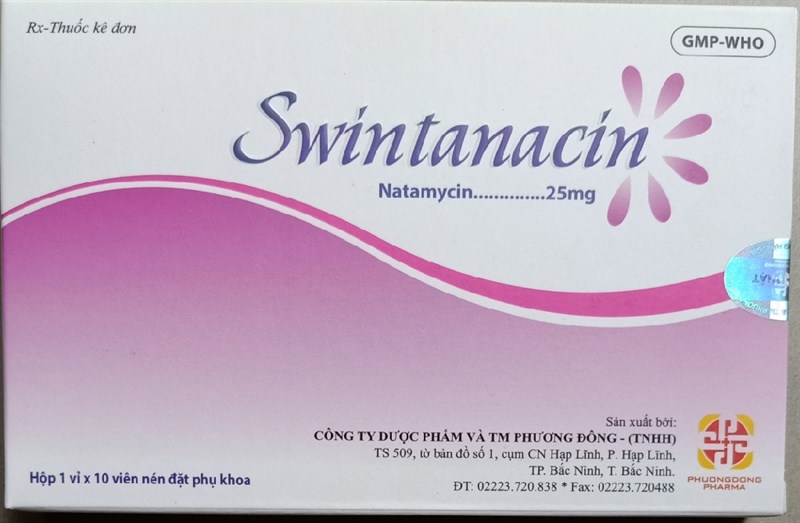 Swintanacin (H*1vỉ*10viên nén đặt phụ khoa) - Phương Đông (Nam Thái Hoa)