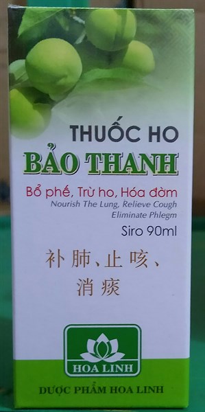 Thuốc ho Bảo Thanh 90ml (K*40lọ) - Hoa linh