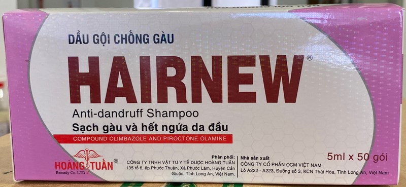 Dầu gội chống gàu Hairnew (H*50gói*5ml) - OCM Việt Nam