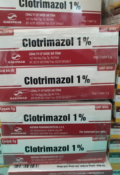 Clotrimazol 1% 5g - Hà Tĩnh