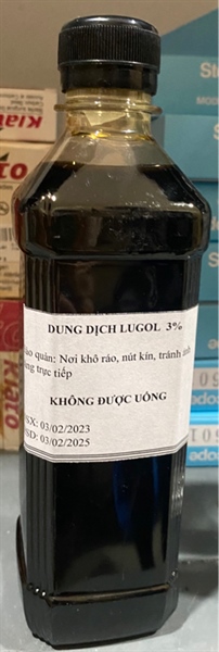 Dung dịch Lugol 3% 500ml (Dùng cho sản khoa)