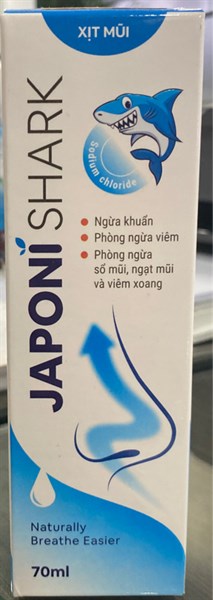 Xịt mũi Japoni shark 70ml - CVI