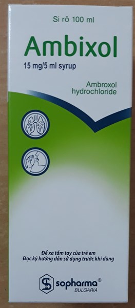 Ambixol 100ml (Ambroxol 15mg/5ml) - Sopharma AD/Bulgaria