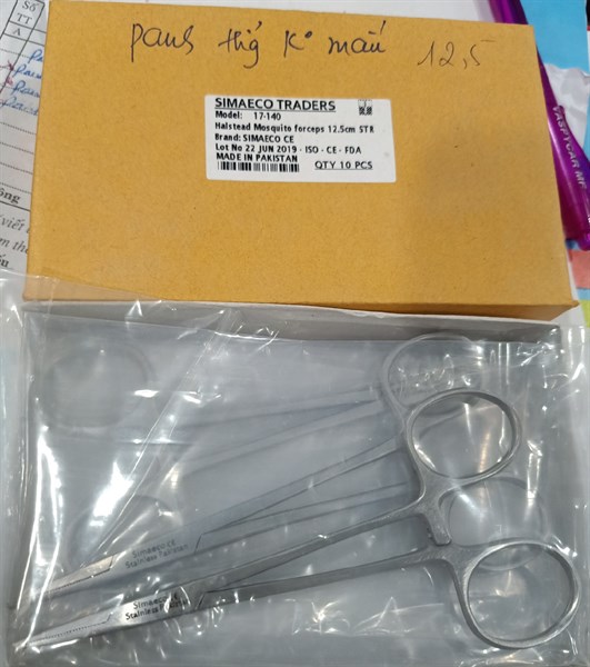 Panh thẳng không mấu 12,5cm - Simaeco/Pakistan