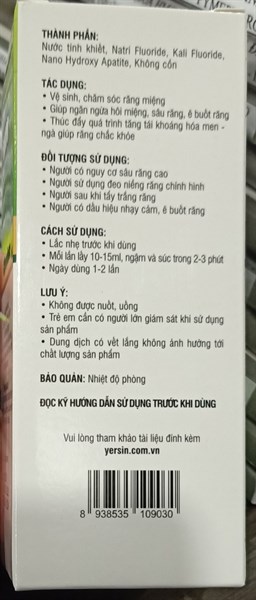 Nước súc miệng HMU Fluorinze 250ml - Nguyễn Thiệu 2