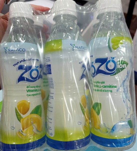 Zozo Ion (Bù nước) (Cọc*6chai*350ml) - Quốc Gia