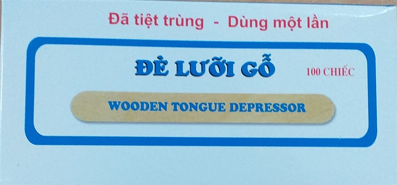 Que đè lưỡi gỗ (H*100cái) - TBYT An Phú