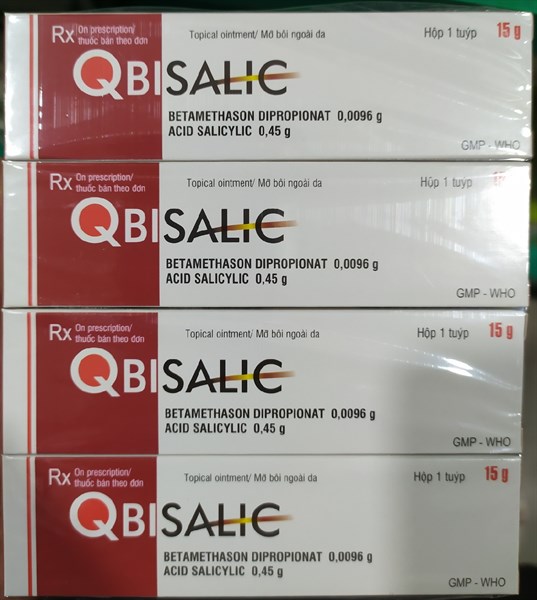 Qbisalic 15g (Salicylic acid + betamethason) - CTCPDP Quảng Bình