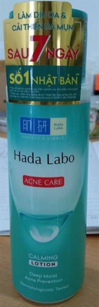 Dung dịch dưỡng ẩm và ngăn ngừa mụn (Hada Labo acne care calming lotion) 170ml - Rohto/VN