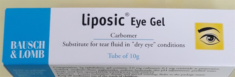Nhỏ mắt Liposic Eye gel 10g - Đức