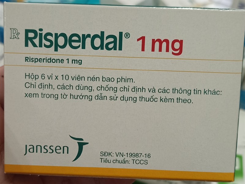 Risperdal 1mg (Risperidon) (H*6vỉ*10viên) - Janssen/ý