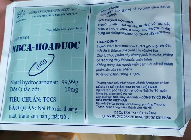 Nabica 100g (K*160gói) - Hoá dược