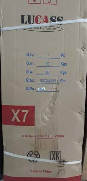 Xe lăn có bô ngả X7 (Hiệu Lucass, cho người tàn tật) - China