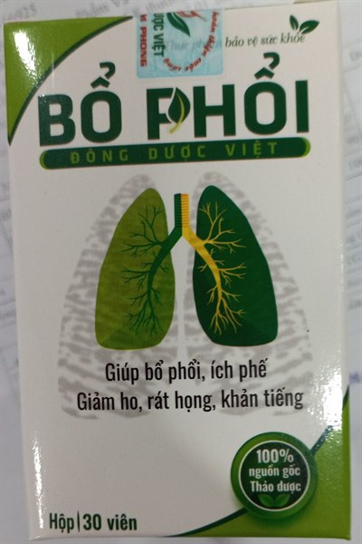 (K dự trù - k có hàng) Bổ phổi Đông Dược Việt (Lọ*30viên) - Kiến Tạo Việt