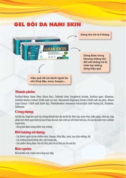 Gel bôi da Hami Skin 20g -