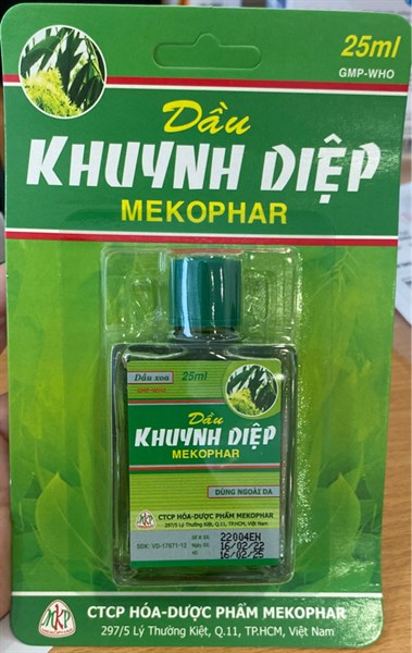 Dầu khuynh diệp 25ml - Mekophar