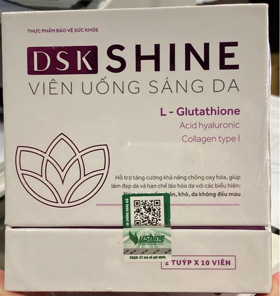 Viên uống sáng da DSK Shine (H*2tub*10viên) - Vshine
