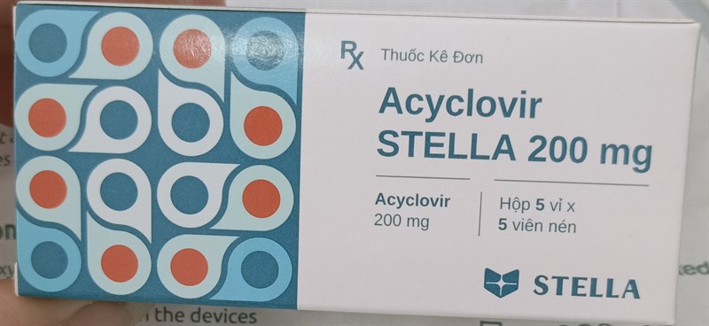Acyclovir Stella 200mg (H*5vỉ*5viên) - Stella 2