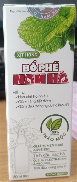 Xịt họng bổ phế Nam Hà 30ml - Nam Hà