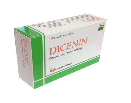 Dicenin (Choline alfoscerate 400mg) (H*3vỉ*10viên) - Mediplantex
