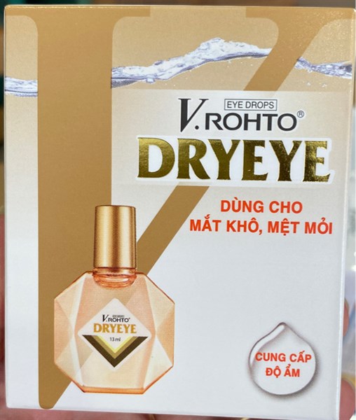 Vrohto Dryeye (Trị khô mắt) 13ml (Cọc*10lọ) - Rohto