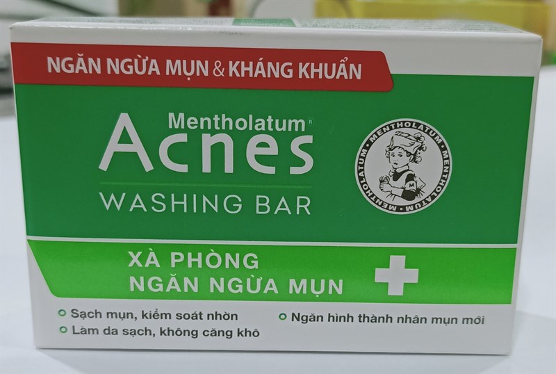 Xà phòng ngăn ngừa mụn (Acnes Washing Bar) 75g - Rohto/VN