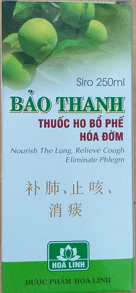 Thuốc ho Bảo Thanh 250ml - Hoa Linh