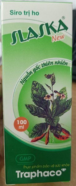 Siro trị ho Slaska new 100ml (K*48lọ) -Traphaco