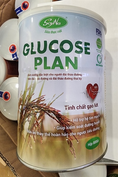 Sữa Glucose plan tinh chất gạo lứt 800g - SoyNa
