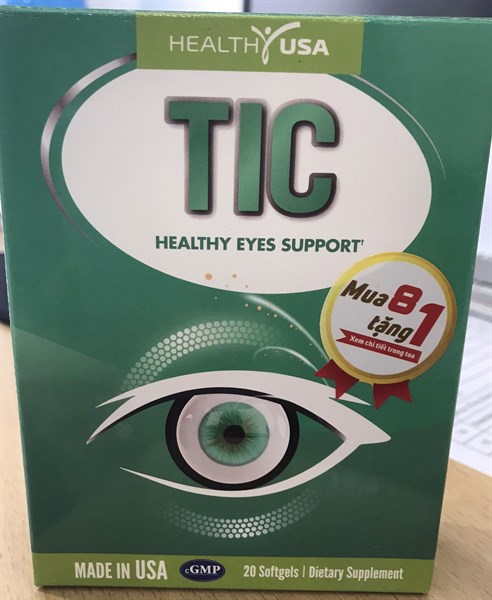 TIC (Bổ mắt, mắt sáng khỏe) (H*2vỉ*10viên) - Healthy USA
