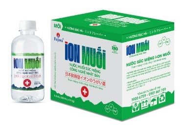 Nước súc miệng Ion muối 300ml (H*24 chai) hương bạc hà - Fujiwa Việt Nam