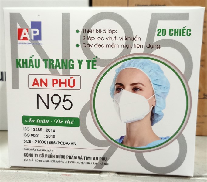 Khẩu trang y tế An Phú N95 (H*20cái) - An Phú