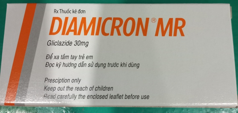 Thuốc Diamicron MR 30mg (K*80H*2vỉ*30viên) - Pháp