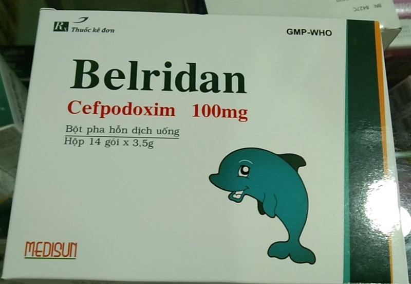 Belridan (Cefpodoxime 100mg) (H*14gói*3,5g) - Medisun