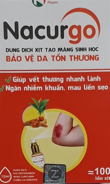 Nacurgo 12ml (Bảo vệ da tổn thương) - Đại Bắc