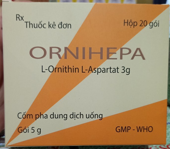 Ornihepa (L- ornithine L - aspartat 3g) (H*20gói) - Hà Nam