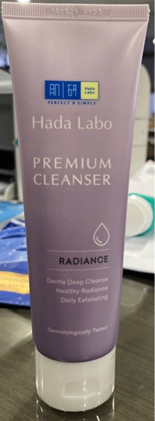 Sữa rửa mặt dưỡng trắng cao cấp (Hada Labo Premium cleanser Radiance) 100g - Rohto/VN