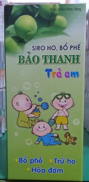 Thuốc ho Bảo Thanh trẻ em 100ml (K*40lọ) - Hoa Linh