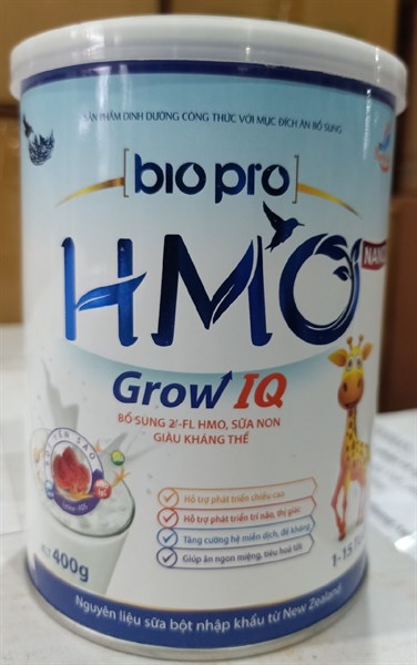 Sữa Biopro HMO Nano Grow IQ Nanofood (1 - 15 tuổi) 400g