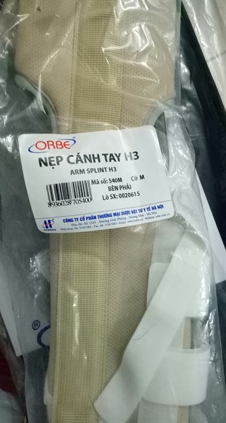 Nẹp cánh tay phải H3 cỡ M