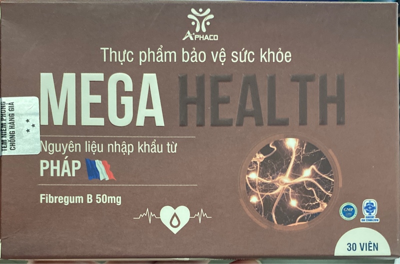 Mega Heal TH (Hỗ trợ tăng cường sức khỏe) (Hộp 3 vỉ x 10 viên) - Tradiphar (Aphaco VN)