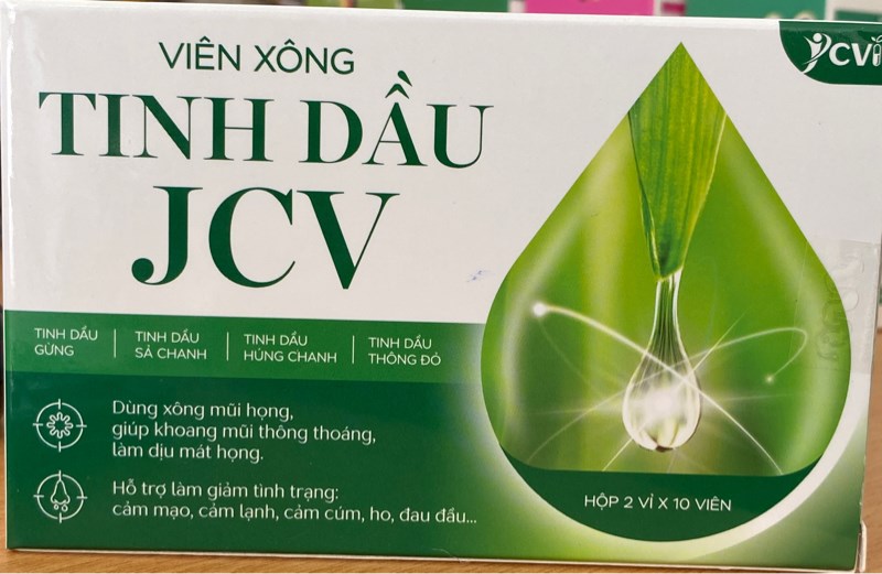 Viên xông tinh dầu JCV (H*2vỉ*10viên) - CVI
