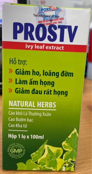 ProsTV 100ml (Giảm ho, loãng đờm) - Thành Vinh