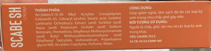 Kem ghẻ Scabe SH 20g - Song Hân 2