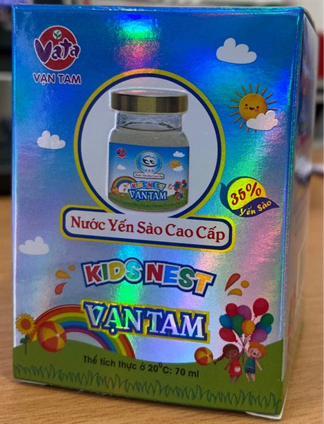 Nước Yến sào cao cấp kids Nest 70ml - Vạn Tam