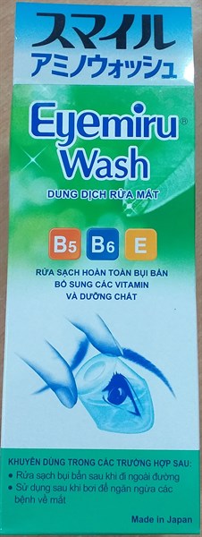 Dung dịch rửa mắt Eyemiru Wash 500ml - Japan