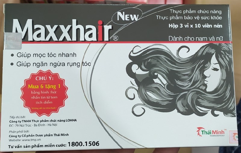 Maxxhair (chống rụng tóc cho Nam và nữ) (H*3vỉ*10viên) - IMC